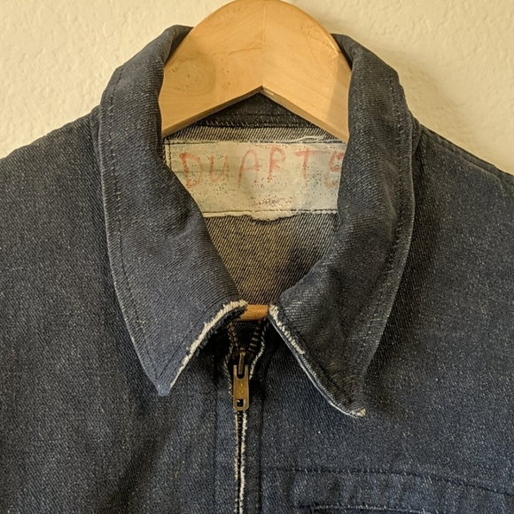 Vintage 60s work wear denim cropped jacket - Picture 7 of 11